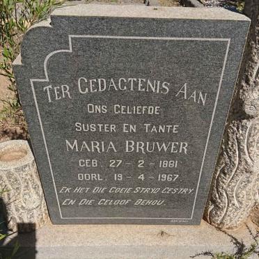 BRUWER Maria 1881-1967
