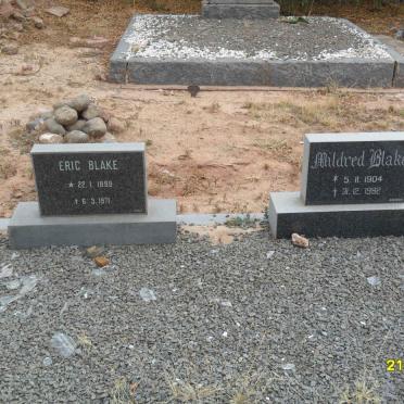 BLAKE Eric 1898-1971 &amp; Mildred 1904-1992