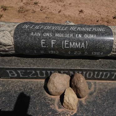 BEZUIDENHOUDT E.F. 1913-1984