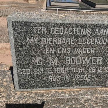 BOUWER C.M. 1888-1958