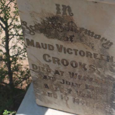 CROOKS Maud Victoreen -1902