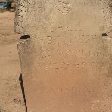 EARLIE Anna ??lena nee OLIVIER 1864-1922