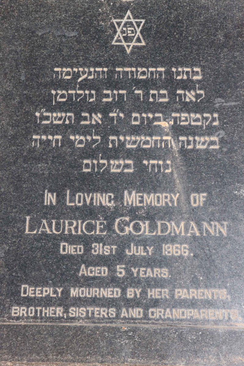 GOLDMANN Laurice -1966