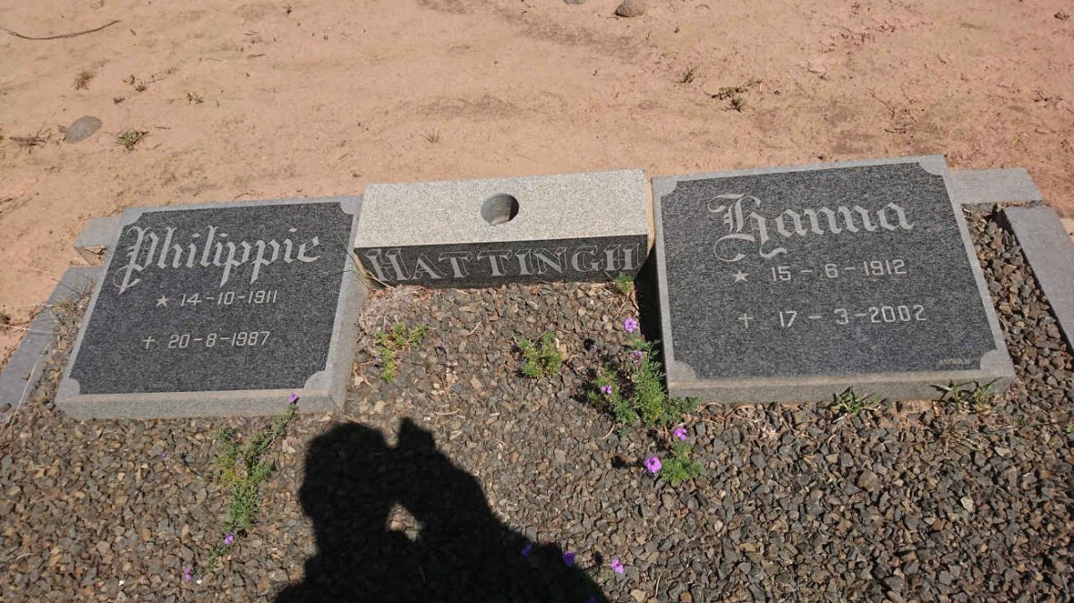 HATTINGH Philippie 1911-1987 &amp; Hanna 1912-2002