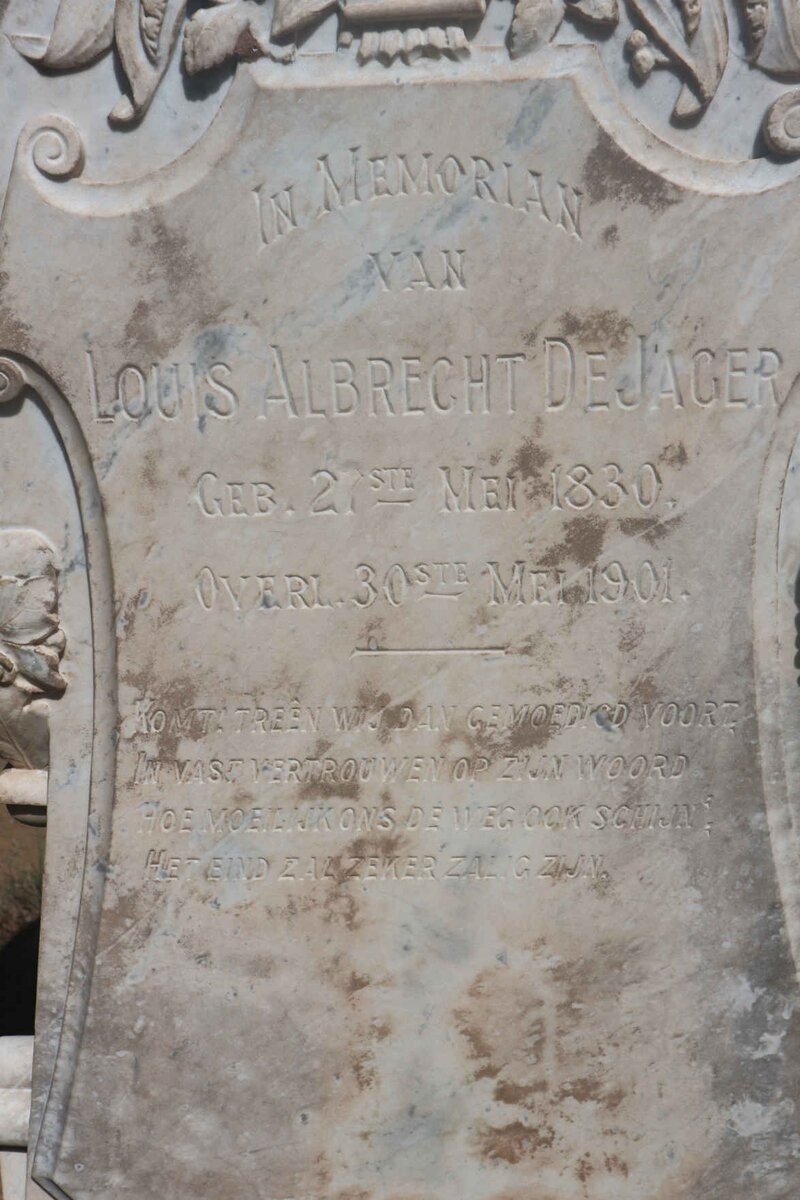 JAGER Louis Albrecht, de 1830-1901