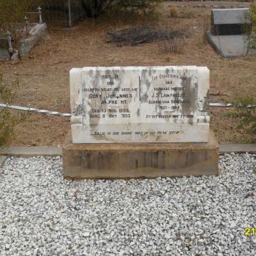 LAMPRECHT Gert Johannes 1855-1933 &amp; J.S. VAN RENSBURG 1857-1945