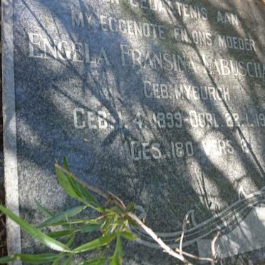 LABUSCHAGNE Engela Fransina nee MYBURGH 1899-1955
