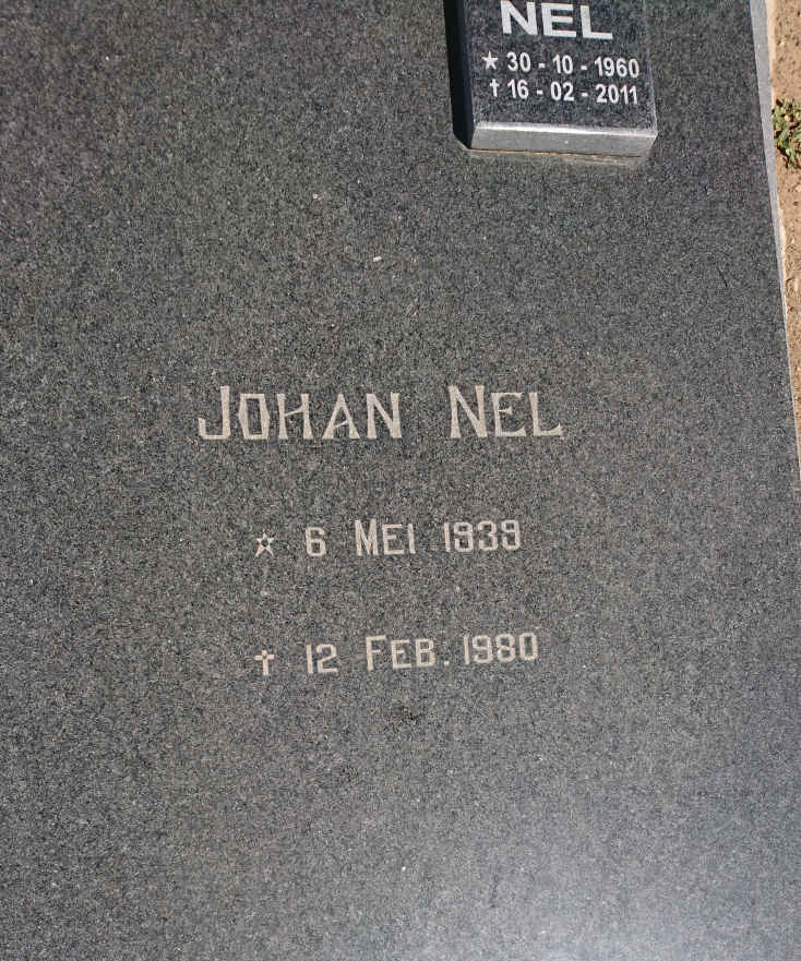 NEL Johan 1939-1980 :: NEL Hannes 1960-2011