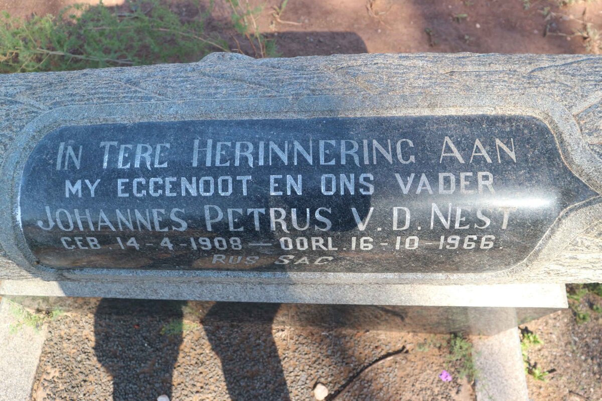 NEST Johannes Petrus, v.d. 1908-1966