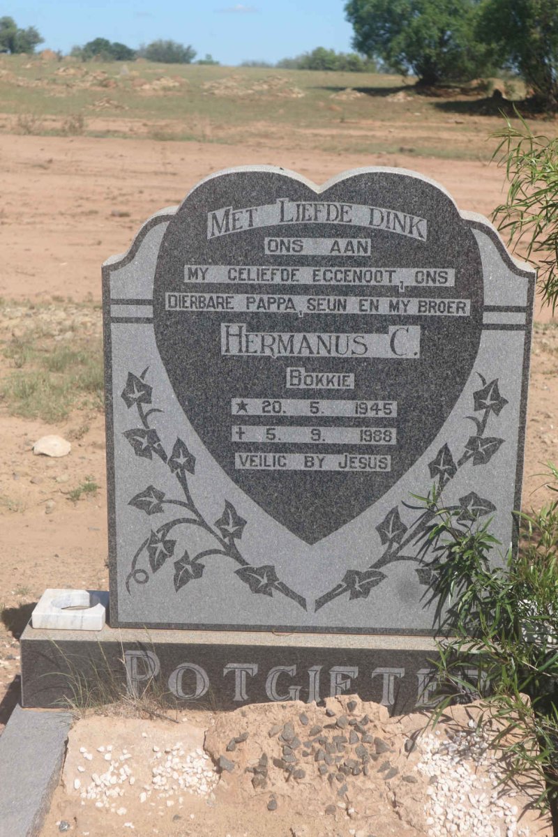 POTGIETER Hermanus C. 1945-1988