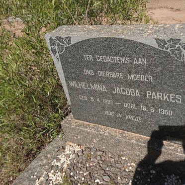 PARKES Wilhelmina Jacoba 1887-1960