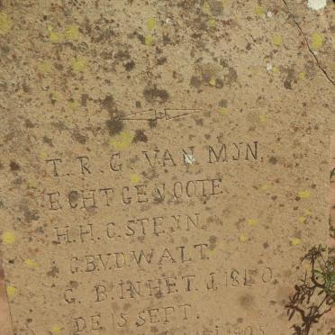 STEYN H.H.C. nee V.D. WALT 1840-1905