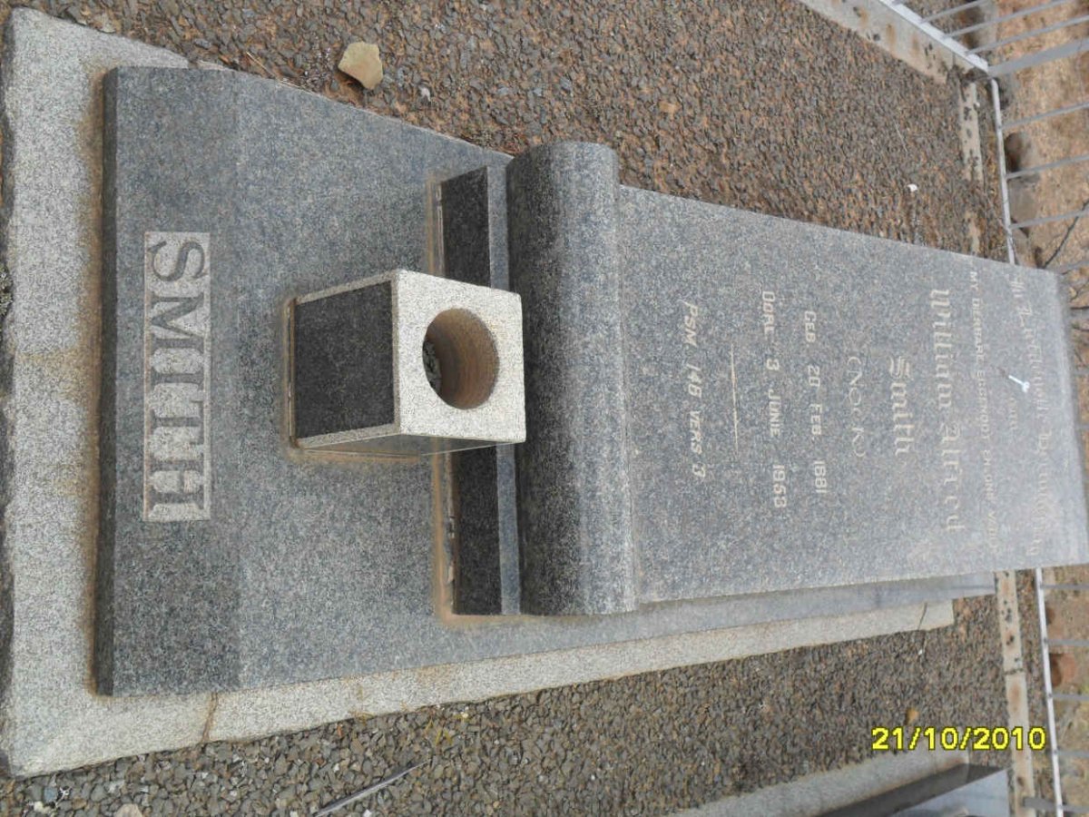 SMITH William Alfred 1881-1953