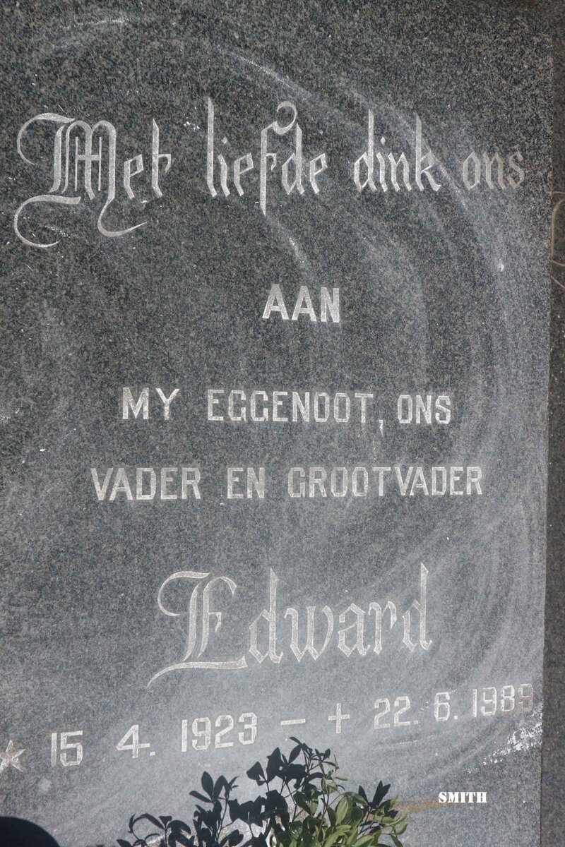 SMITH Edward 1923-1989