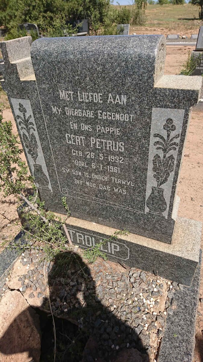 TROLLIP Gert Petrus 1932-1961