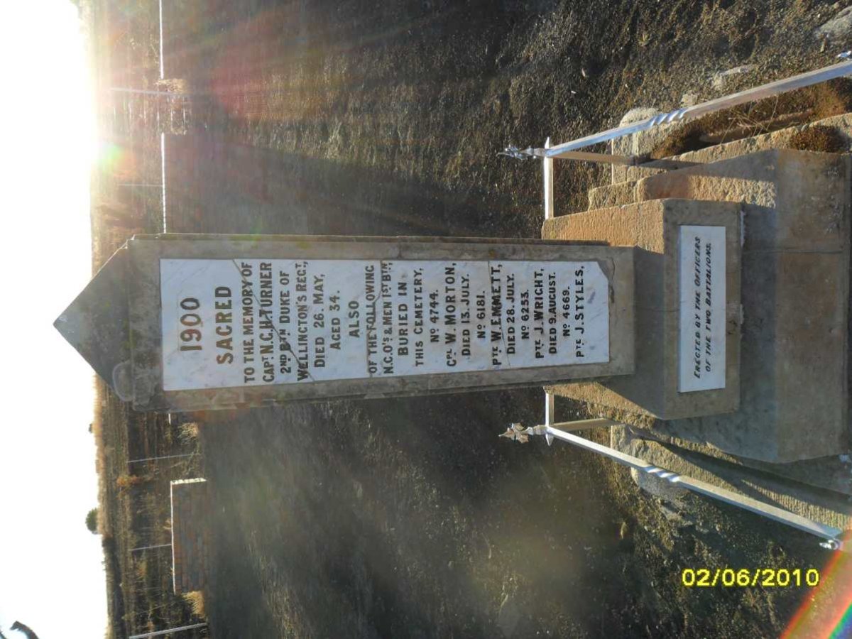 TURNER N.C.H. -1900 :: MORTON W. -1900 :: EMMETT W. -1900 :: WRIGHT J. -1900 :: STYLES J. -1900