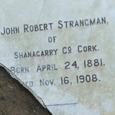 STRANGMAN John Robert 1881-1908