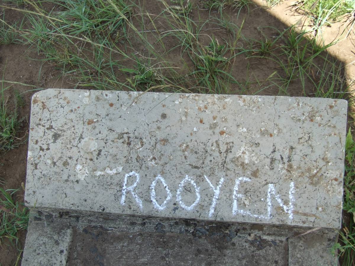 ROOYEN, v.