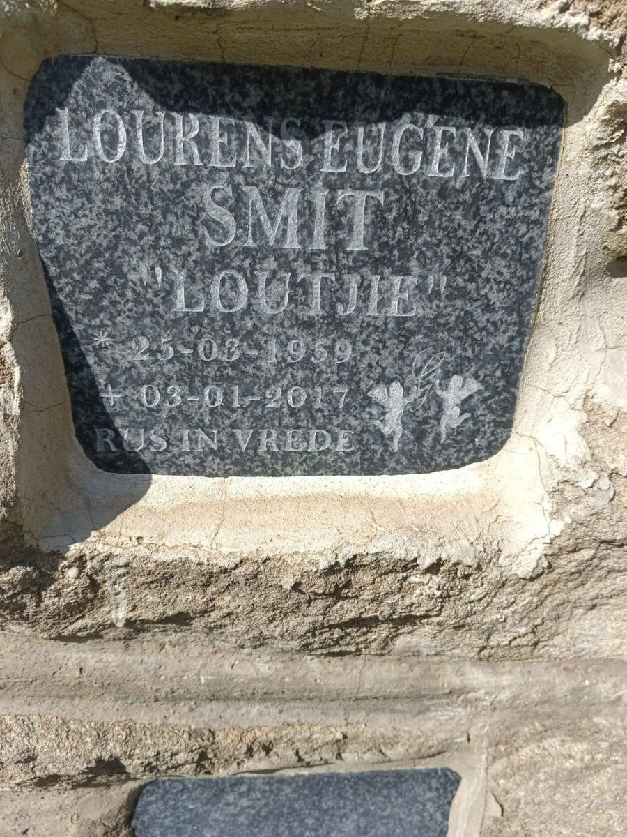SMIT Lourens Eugene 1959-2017