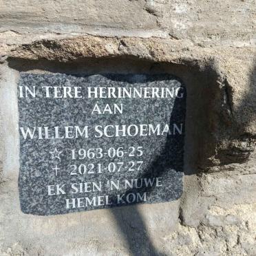 SCHOEMAN Willem 1963-2021