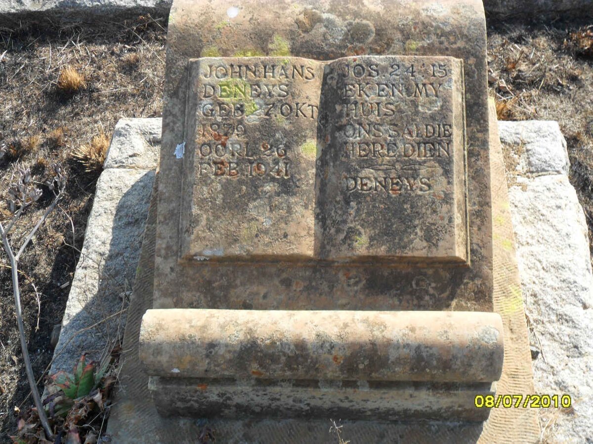 DENEYS John Hans 1879-1941