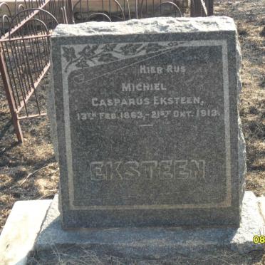 EKSTEEN Michiel Casparus 1863-1913