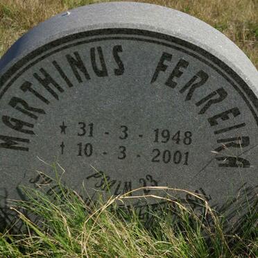 FERREIRA Marthinus 1948-2001