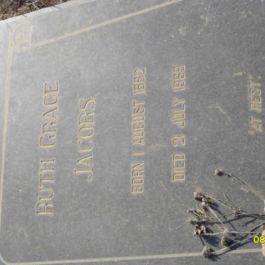JACOBS Ruth Grace 1882-1969