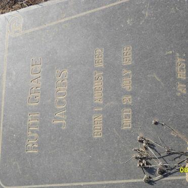 JACOBS Ruth Grace 1882-1969