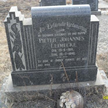 LEIMECKE Pieter Johannes 1914-1948