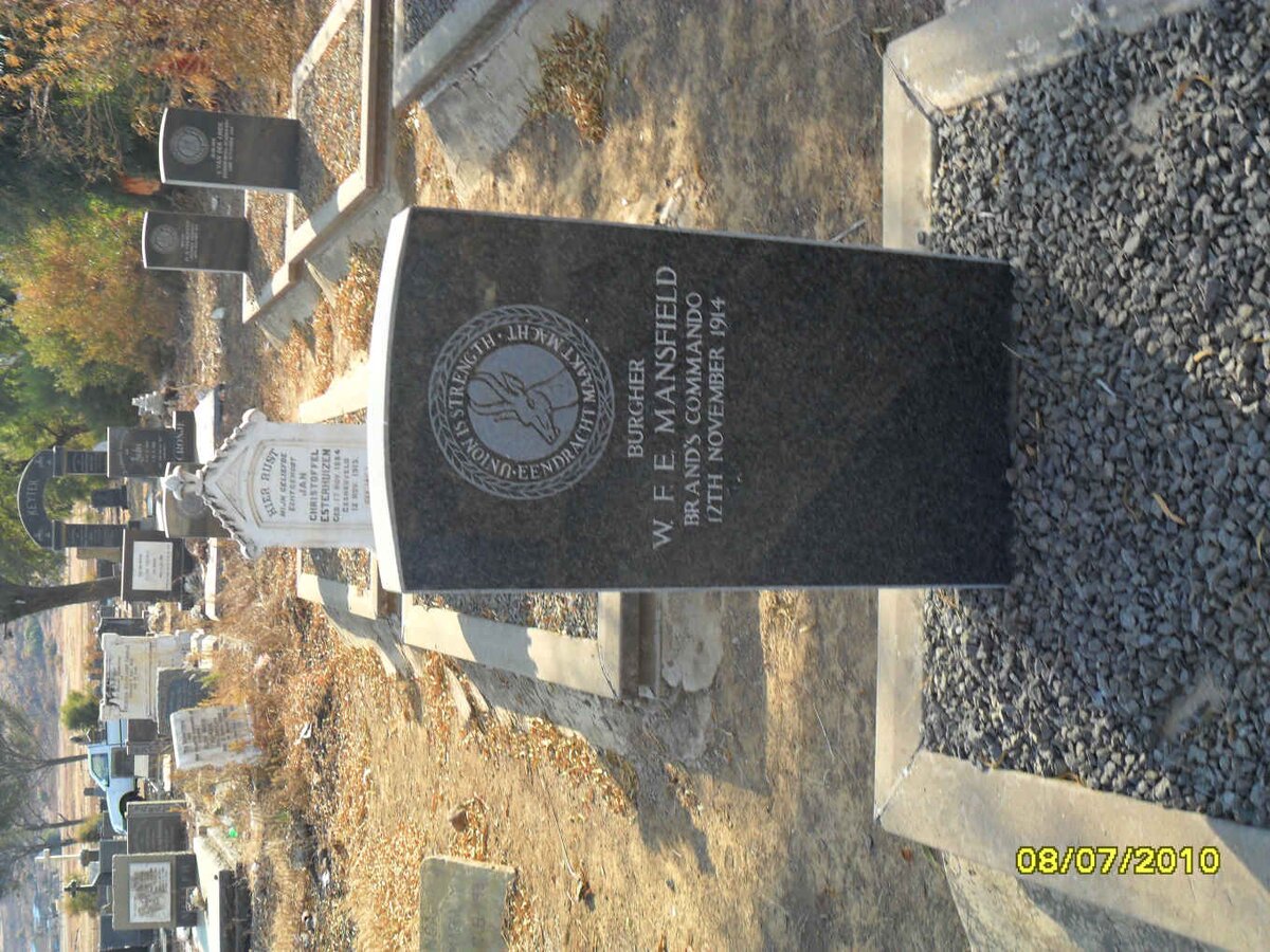 MANSFIELD W.F.E. -1914