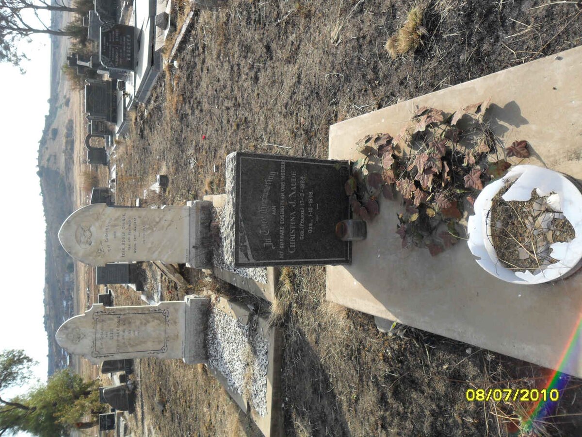 NAUDE Christina J. nee FOURIE 1885-1949