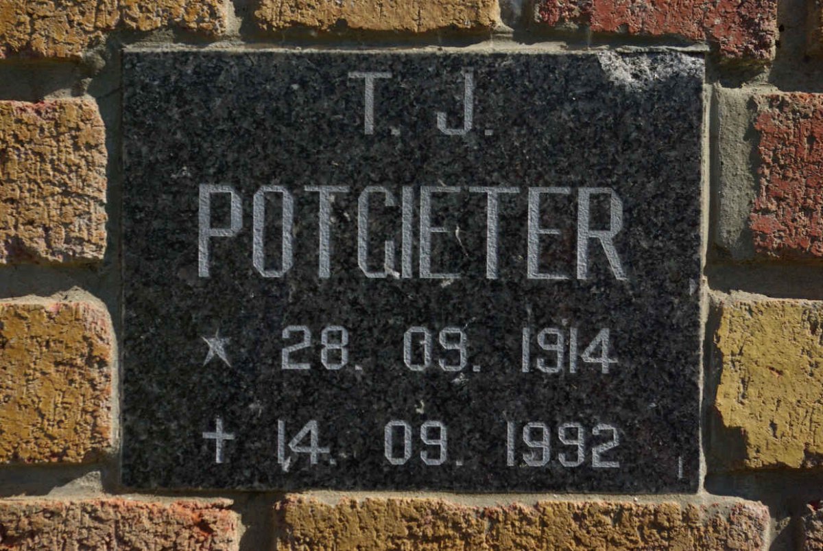 POTGIETER T.J. 1914-1992
