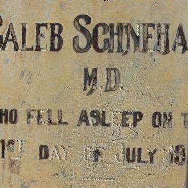 SCHNEHAGE Caleb -1934