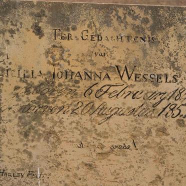 WESSELS Cicilia Johanna 1849-1855
