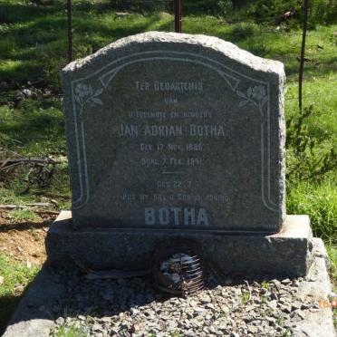 Free State, ZASTRON district, Aant zon 62, Aandson, Single grave