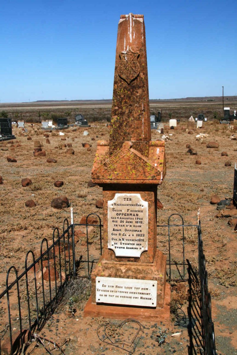 OPPERMAN Salono Frederik 1786-1892 :: OPPERMAN Adam 1823-1891