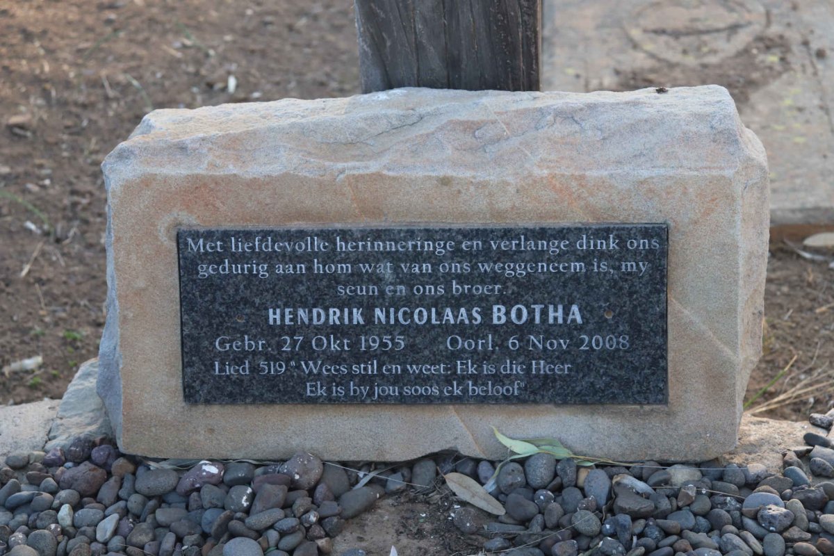 BOTHA Hendrik Nicolaas 1955-2008
