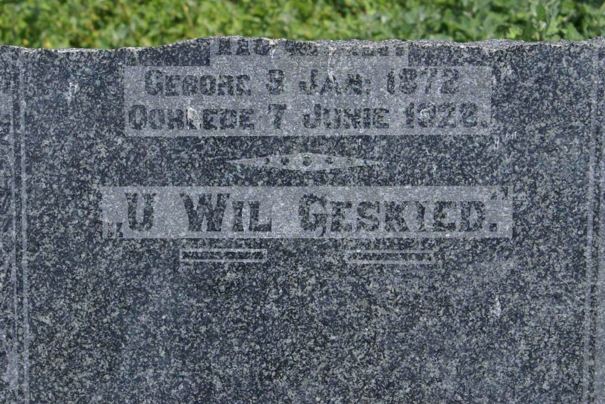 HUMAN Abraham Christoffel 1872-1922