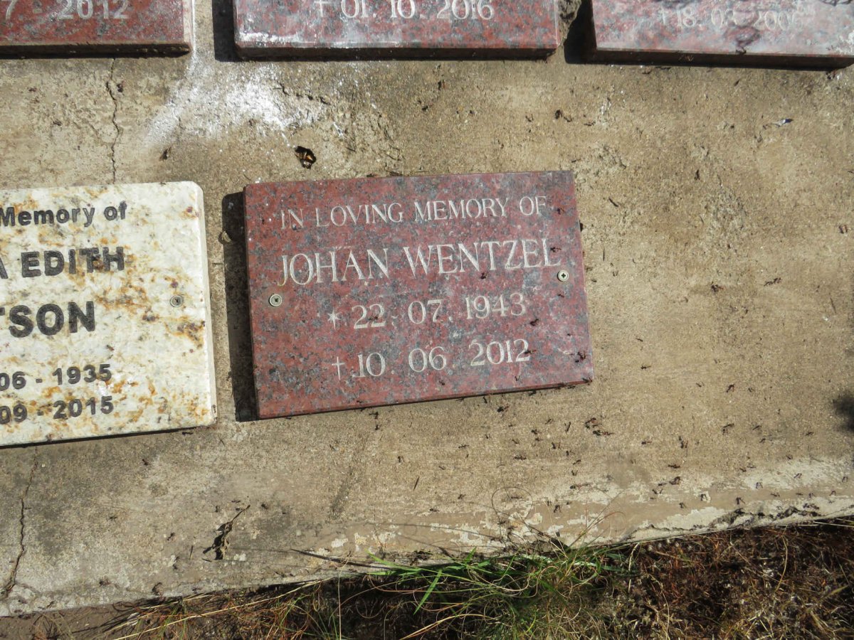 WENTZEL Johan 1943-2012