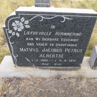 ALBERTSE Mathys Jacobus Petrus 1906-1974 
