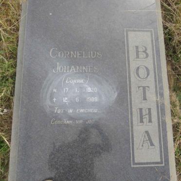 BOTHA Cornelius Johannes 1920-1989
