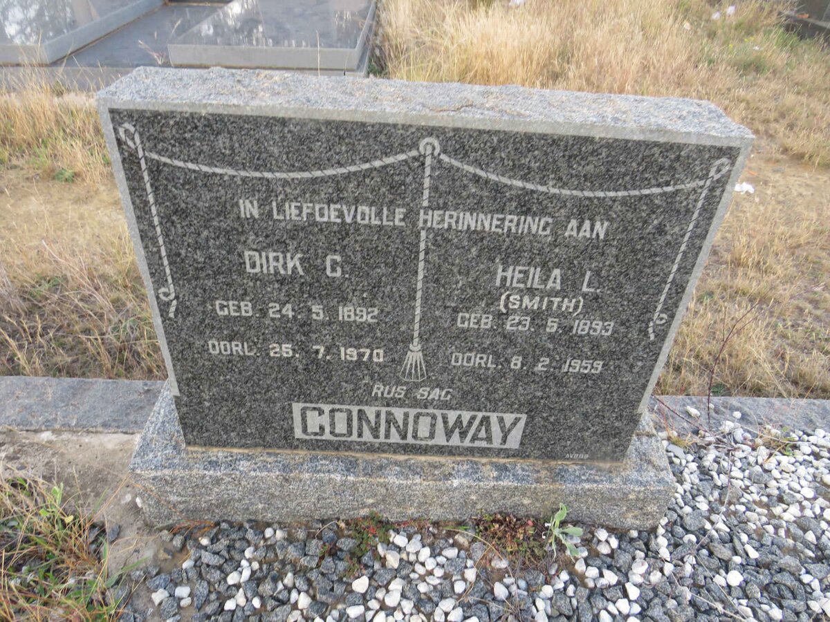 CONNOWAY Dirk C. 1892-1970 & Heila L. SMITH 1893-1959