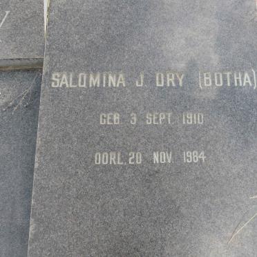 DRY Sarel M.J. 1912-1982 & Salomina J. BOTHA 1910-1984_2