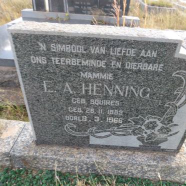 HENNING E.A. nee SQUIRES 1889-1966
