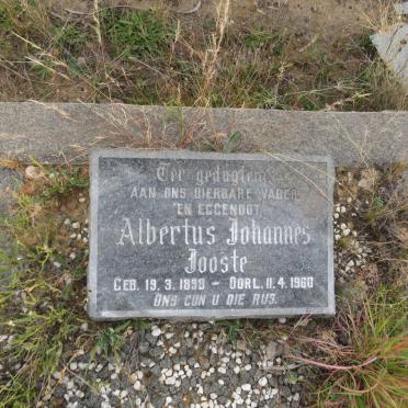 JOOSTE Albertus Johannes 1898-1960