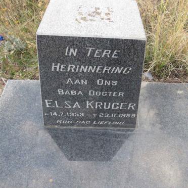KRUGER Elsa 1959-1959