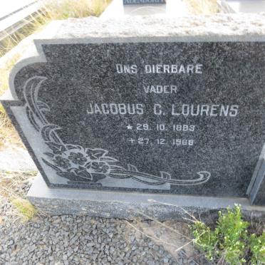 LOURENS Jacobus C. 1883-1968