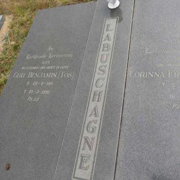 LABUSCHAGNE Gert Benjamin 1914-1990 & Corinna Francina 1922-2002_1
