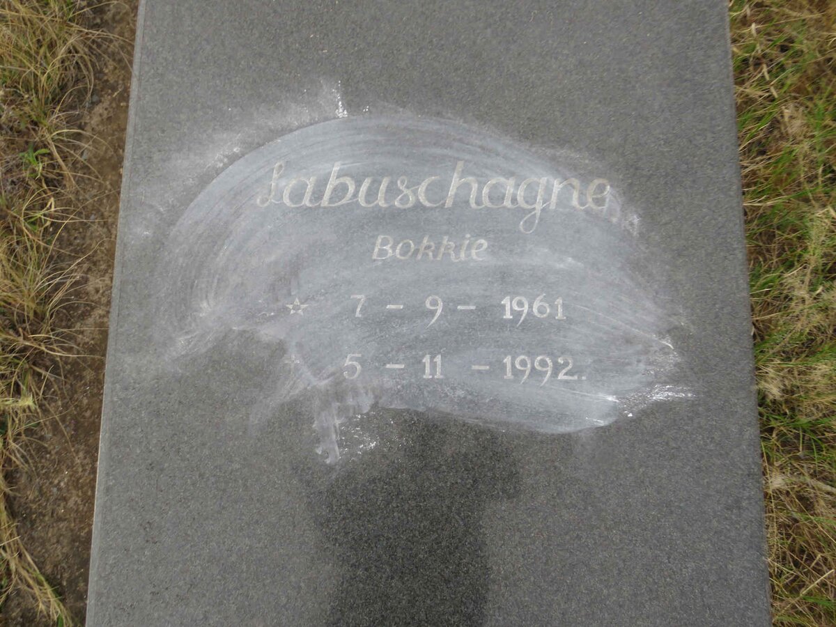 LABUSCHAGNE Bokkie 1961-1992